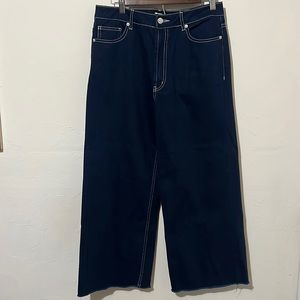 Wide leg, Raw hem pants. New with tags.